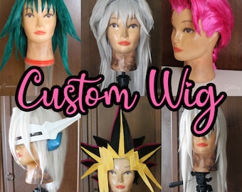 Custom Wig - Custom Cosplay Wig - Custom Halloween Wig