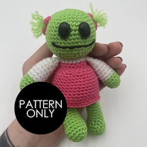 PDF PATTERN: Crochet Nanalan, Nanalan Crochet Pattern, Mona Crochet Pattern, Wonderful Girl, Amigurumi Doll, Mona Nanalan, Nanalan