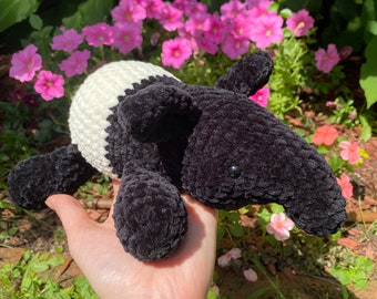 Tapir Crochet Pattern, Amigurumi Tapir Pattern, Easy Crochet Pattern, Crochet Animals, Crochet Plushie Pattern, PDF Crochet Pattern