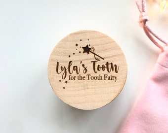 Tooth Fairy Box | Personalised Baby Teeth Box | Keepsake | My First Tooth