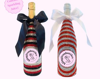 Big Bling Bottle With Bow for College Acceptance