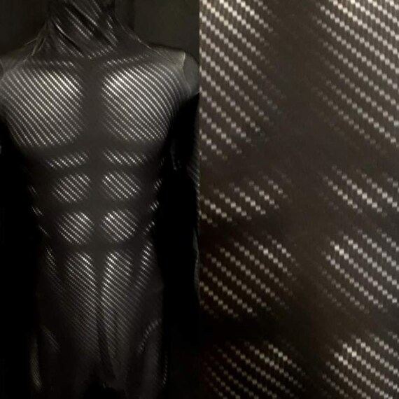 CARBON FIBRE SUPERHERO Bodysuit Cosplay Costume Etsy