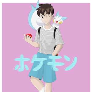 Portrait Pokémon personnalisé / Pokemon Fan Art