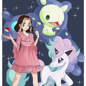 Pokémon Art personnalisé / Portrait Pokémon