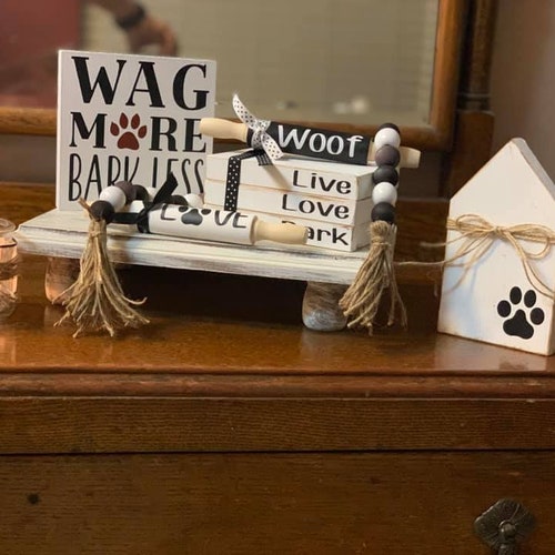 Dog Tiered Tray Decor Doggo Tiered Tray Decor Dog Tiered Etsy