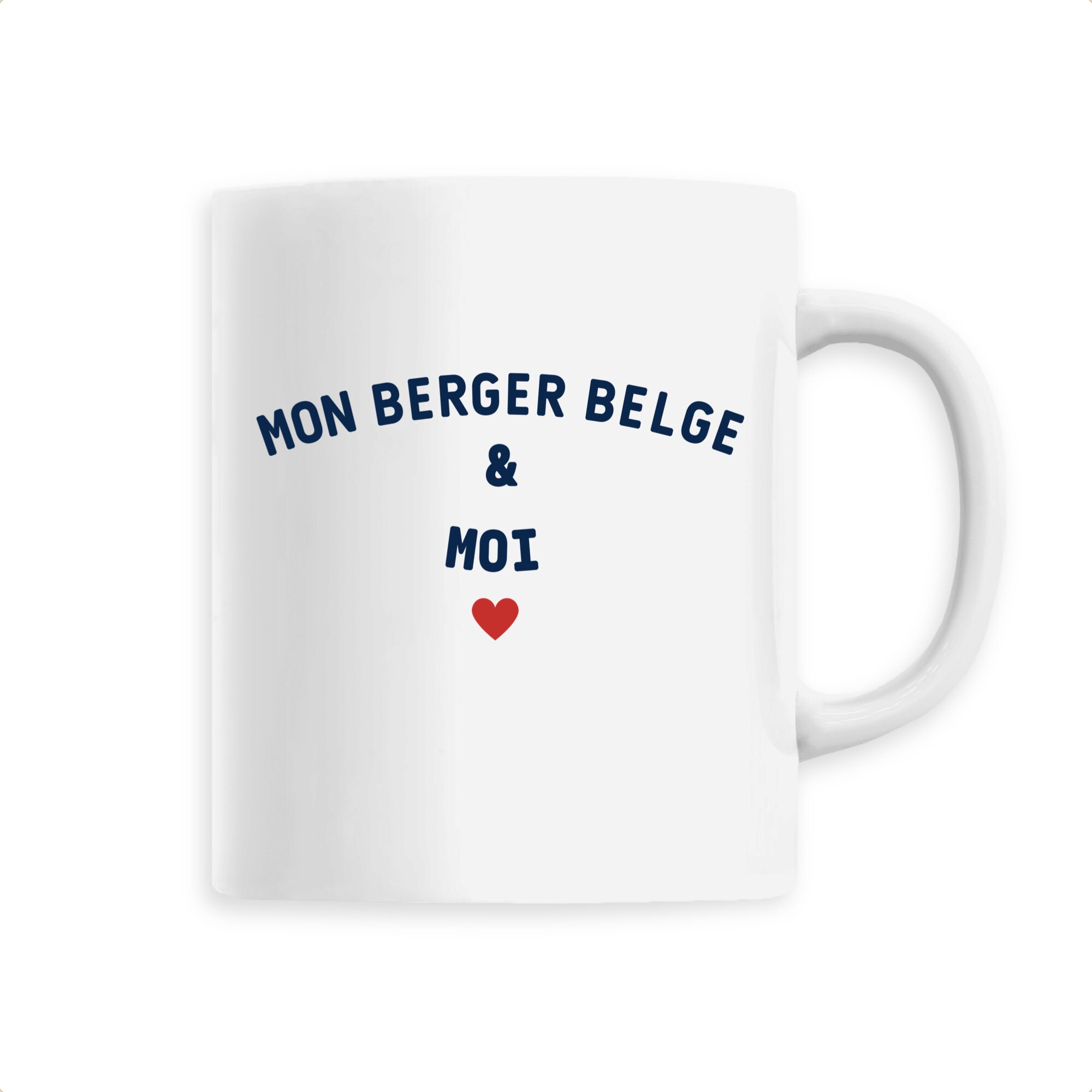 Mug Céramique Personnalisé - Mon Berger Belge