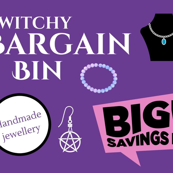 BARGAIN BIN | Witchy pagan wicca jewellery CLEARANCE