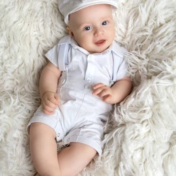 Baby Boy Christening Baptism Outfit Peaky Blinders White 3 months to 24 months