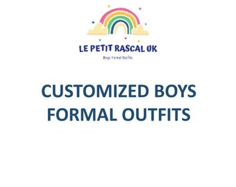 Baby Boys Formal Customized Outfits