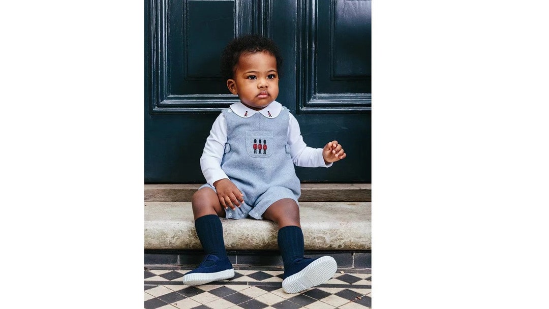 Baby Boy Traditional Vintage Spanish Style Romper British Etsy