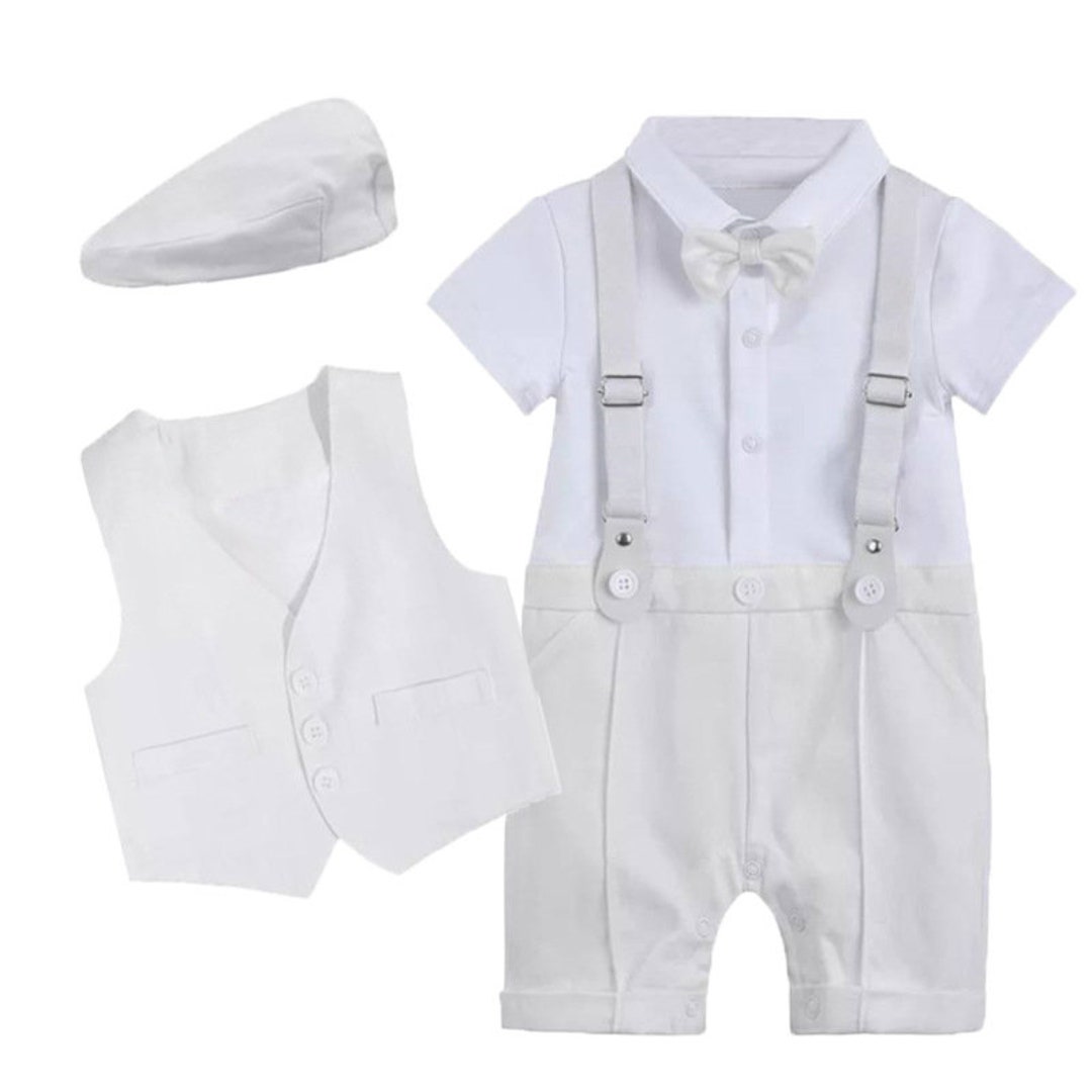 Baby Boy Christening Baptism Outfit Peaky Blinders White 3 Etsy