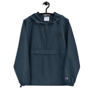 ORTHODOX CROSS ICXCNIKA Embroidered Champion Packable Jacket