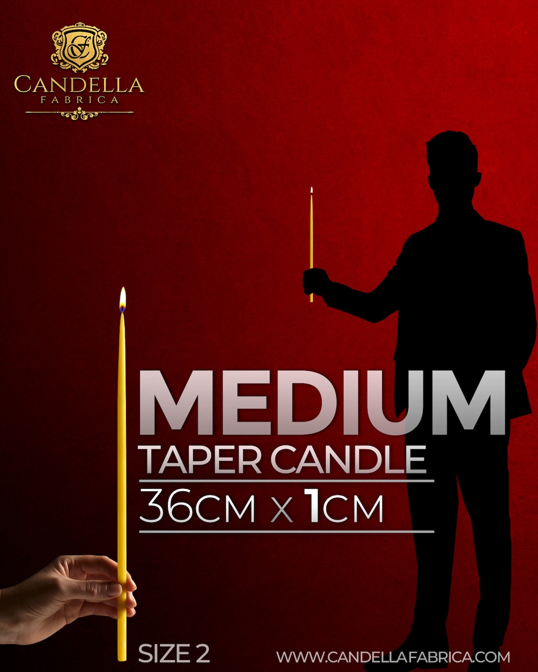 Church Taper Candles 36cm X 1cm 20 Candles Australian Etsy Australia