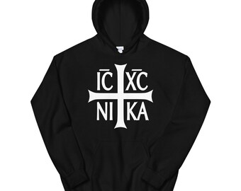 WIT ICXCNIKA CROSS orthodoxe hoodie 5050