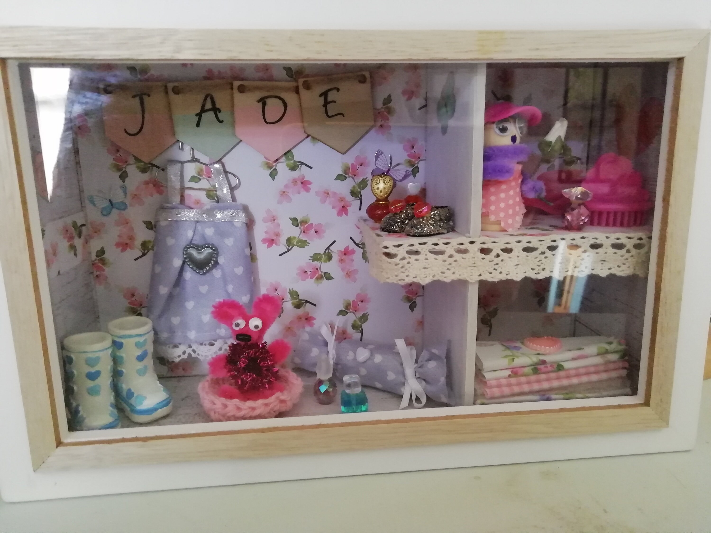 Boite Vitrine avec Prénom