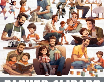 Imágenes prediseñadas de padre, paquete de imágenes prediseñadas familiares, imágenes prediseñadas del día del padre, paquete de imágenes prediseñadas de papá, paquete de imágenes prediseñadas de padre e hijo, paquete de imágenes prediseñadas de padre e hija