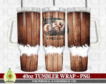 Fathers Day 40oz Tumbler Wrap, 40 oz Sublimation Design, 40oz Tumbler Png, 40 Ounce Tumbler Wrap, Best Dad Tumbler, Father 40oz Wrap Design
