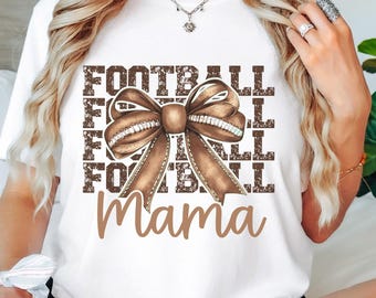 Football Mama Png, Football Coquette Bow PNG, Football Bow png, Football Mom Png, Football Mom Png, Game Day Sublimation Designs, Sports png
