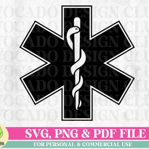 Medical Symbol SVG, Rod of Asclepius Svg, Caduceus Svg, MD Svg, Medical Health Symbol SVG, Doctor Svg, Nurse Svg, Medical Symbol Silhouette
