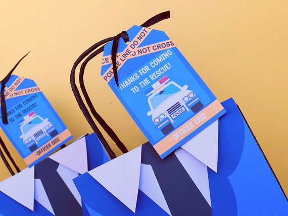 Police Party Bags, Police Car Party Favour Bags, New Treat Bags - View #2
