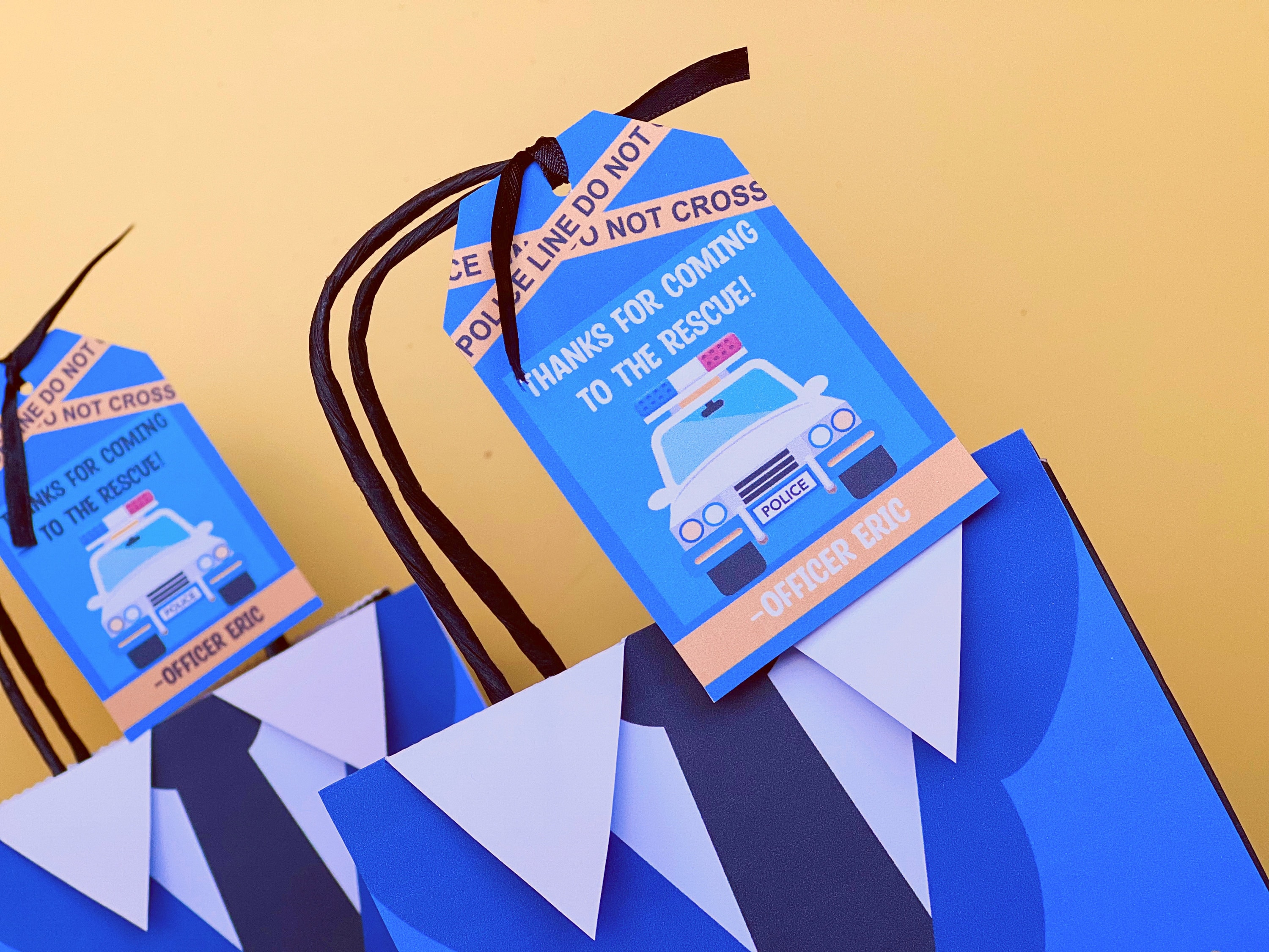 Police Party Bags, Police Car Party Favour Bags, New Treat Bags - View #4