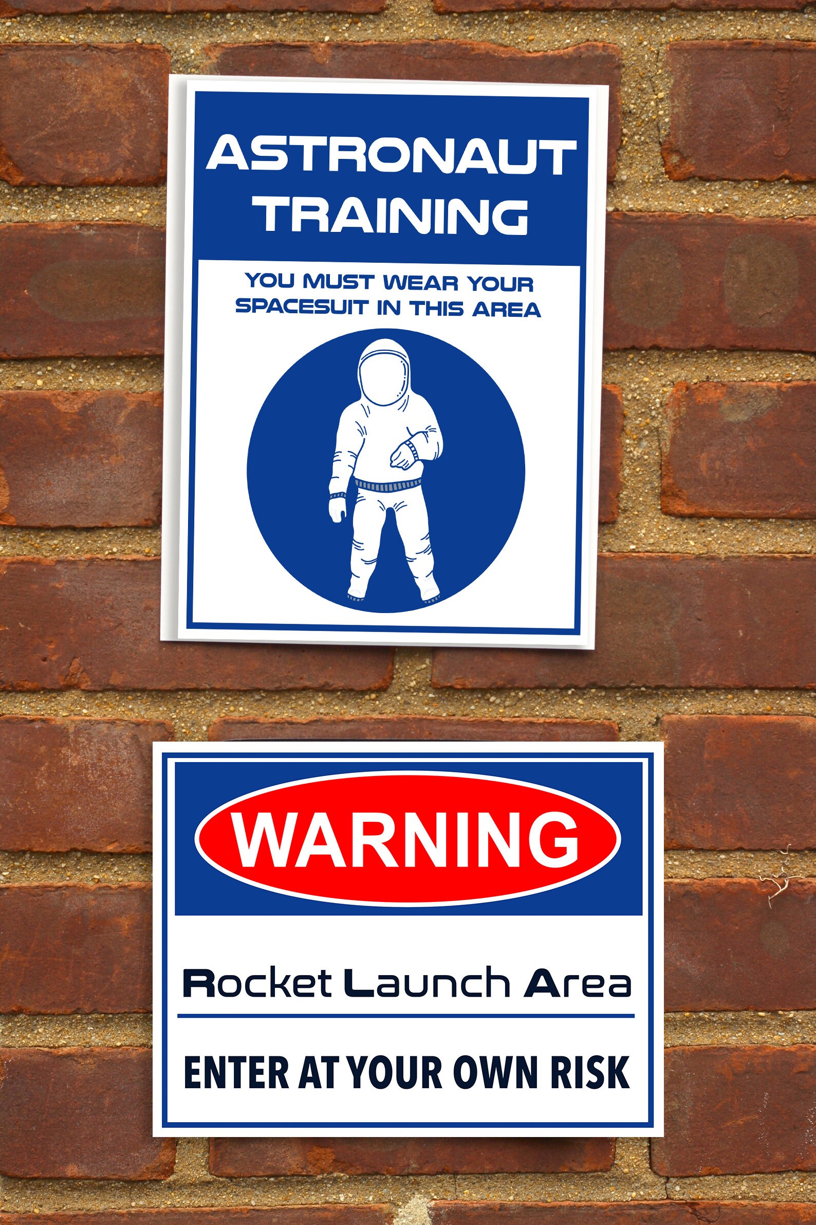 Space Machine Sign Space Signs - Outer Space Party Decoration - Astronauts - NASA Party ...