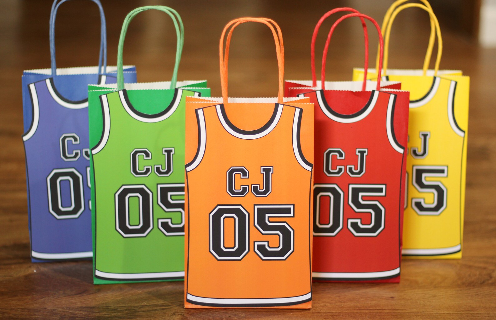 Basketball Favor Bags Candy Bag Goody Bag Favor Ideas Etsy