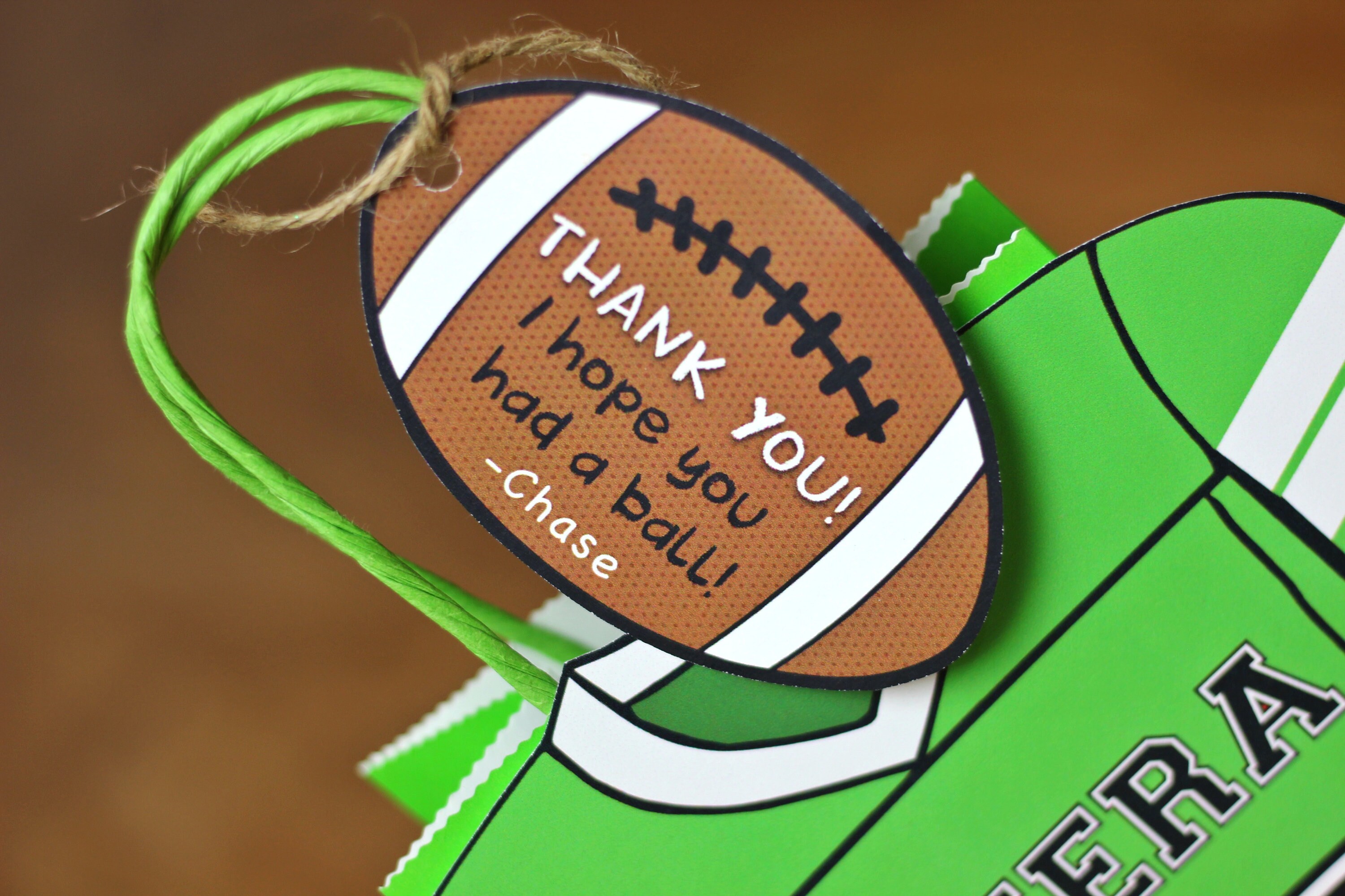 Football Favor Bags Super Bowl Kids Party Sports Etsy