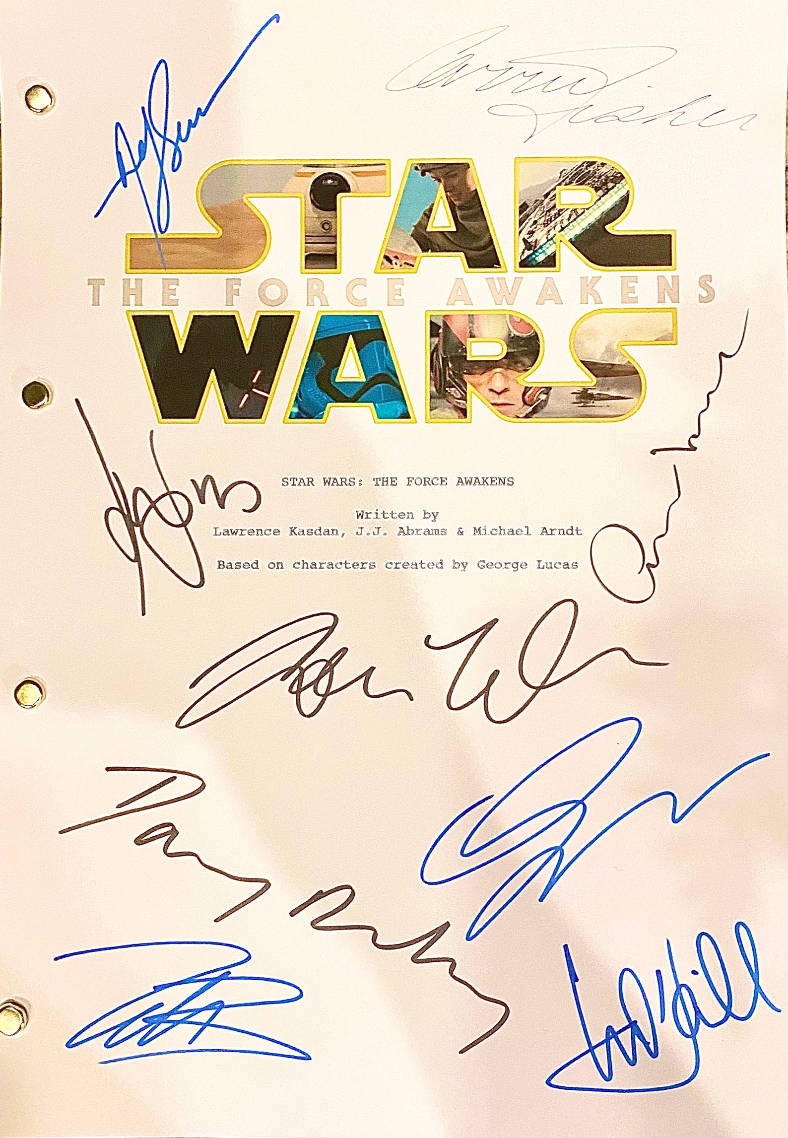 Star Wars The Force Awakens Script Etsy