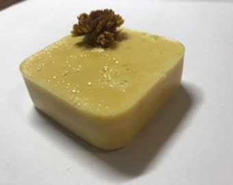 Turmeric Honey Soap, Facial Soap, Organic Turmeric Soap, Shea Butter Soap Base, Organic Honey, Pure Lemon Oil, Turmeric Soap