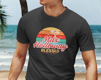 Max Holloway Bendito Hawaii MMA Unisex Camiseta Gráfica