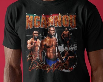 Francis Ngannou Vintage 90's Bootleg Style Graphic T-Shirt