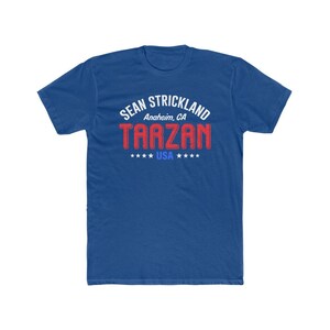 Sean Strickland Tarzan MMA Unisex Graphic T-Shirt Solid Royal