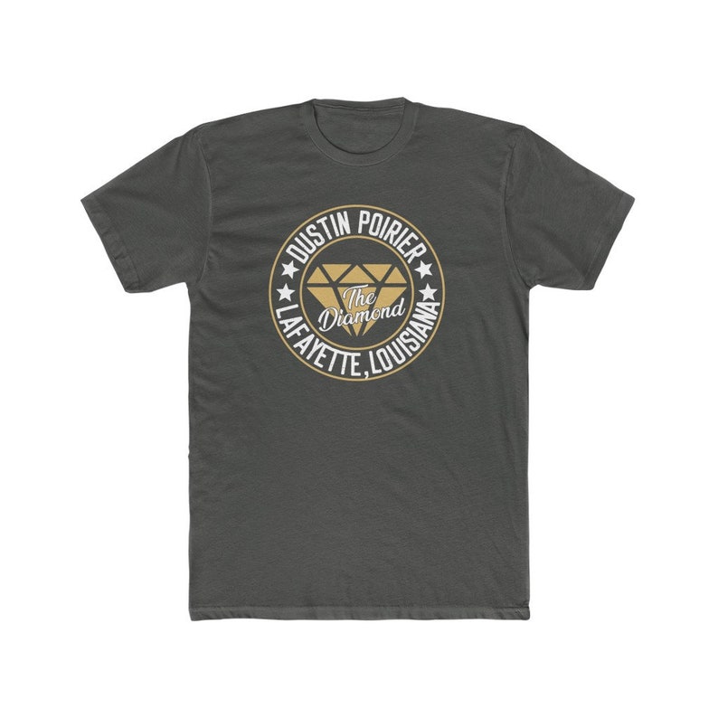 Dustin Poirier Le T-Shirt graphique unisexe Diamond MMA Solid Heavy Metal