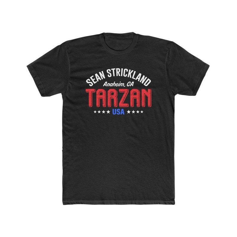 Sean Strickland Tarzan MMA Unisex Graphic T-Shirt Solid Black