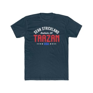 Sean Strickland Tarzan MMA Unisex Graphic T-Shirt Solid Midnight Navy