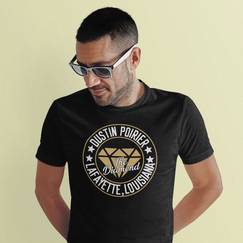 Dustin Poirier Le T-Shirt graphique unisexe Diamond MMA image 1