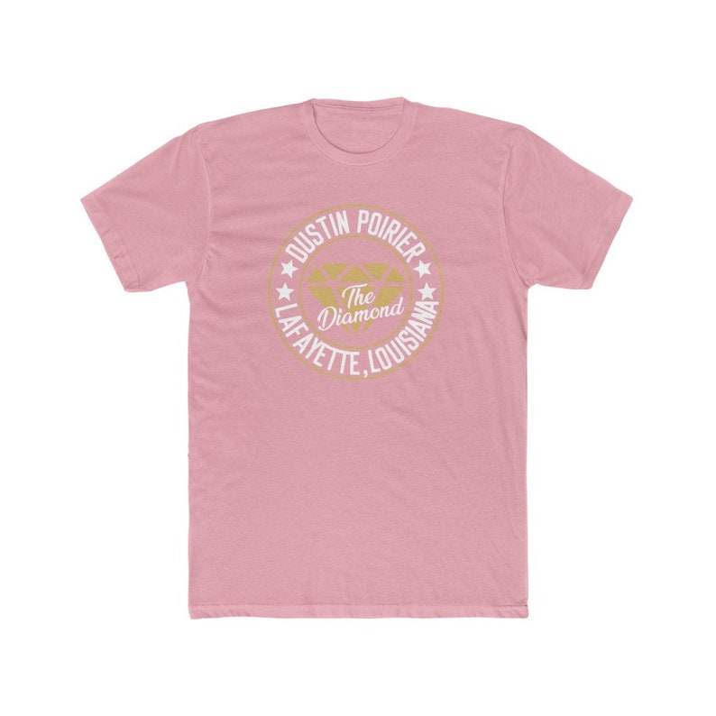 Dustin Poirier Le T-Shirt graphique unisexe Diamond MMA Solid Light Pink