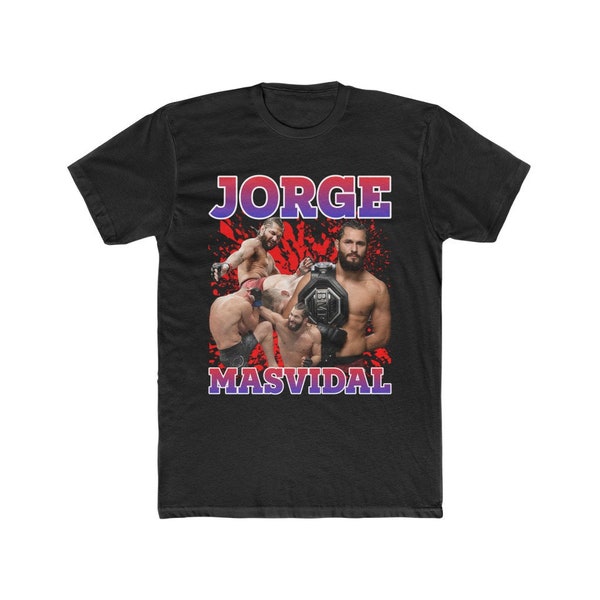 Jorge Masvidal Vintage Bootleg Rap style MMA T-Shirt