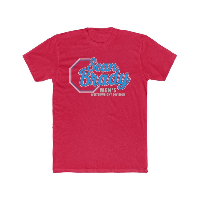 Sean Brady Welterweight MMA Unisex Graphic T-Shirt Solid Red