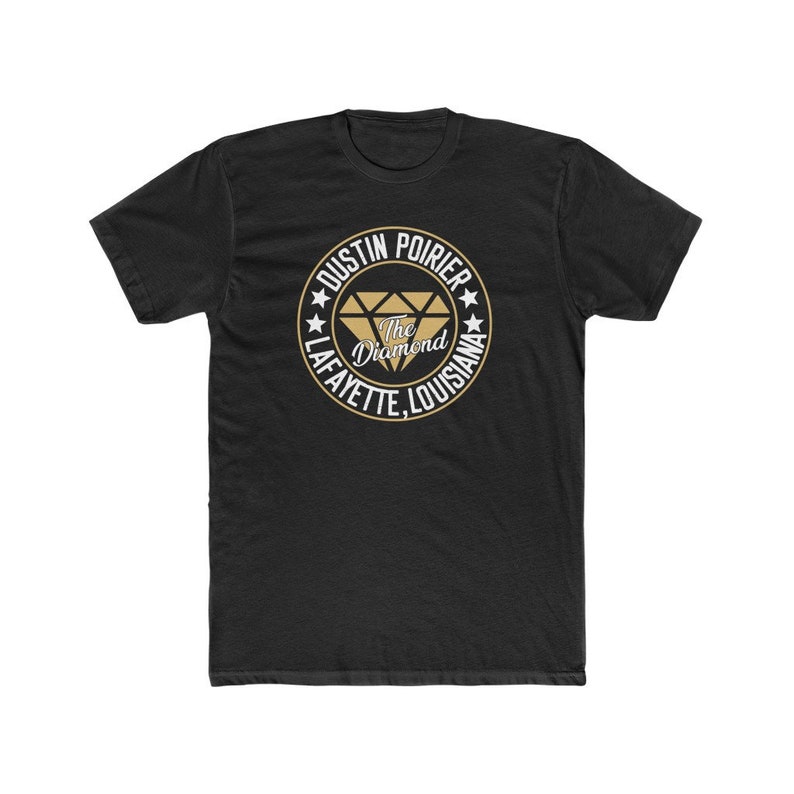 Dustin Poirier Le T-Shirt graphique unisexe Diamond MMA Solid Black