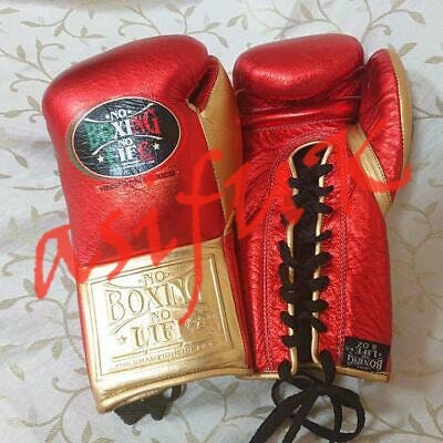 No winning No grant any logo or name Customized Genuine Leather Boxing Gloves 