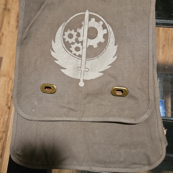 brotherhood of steel solder bag