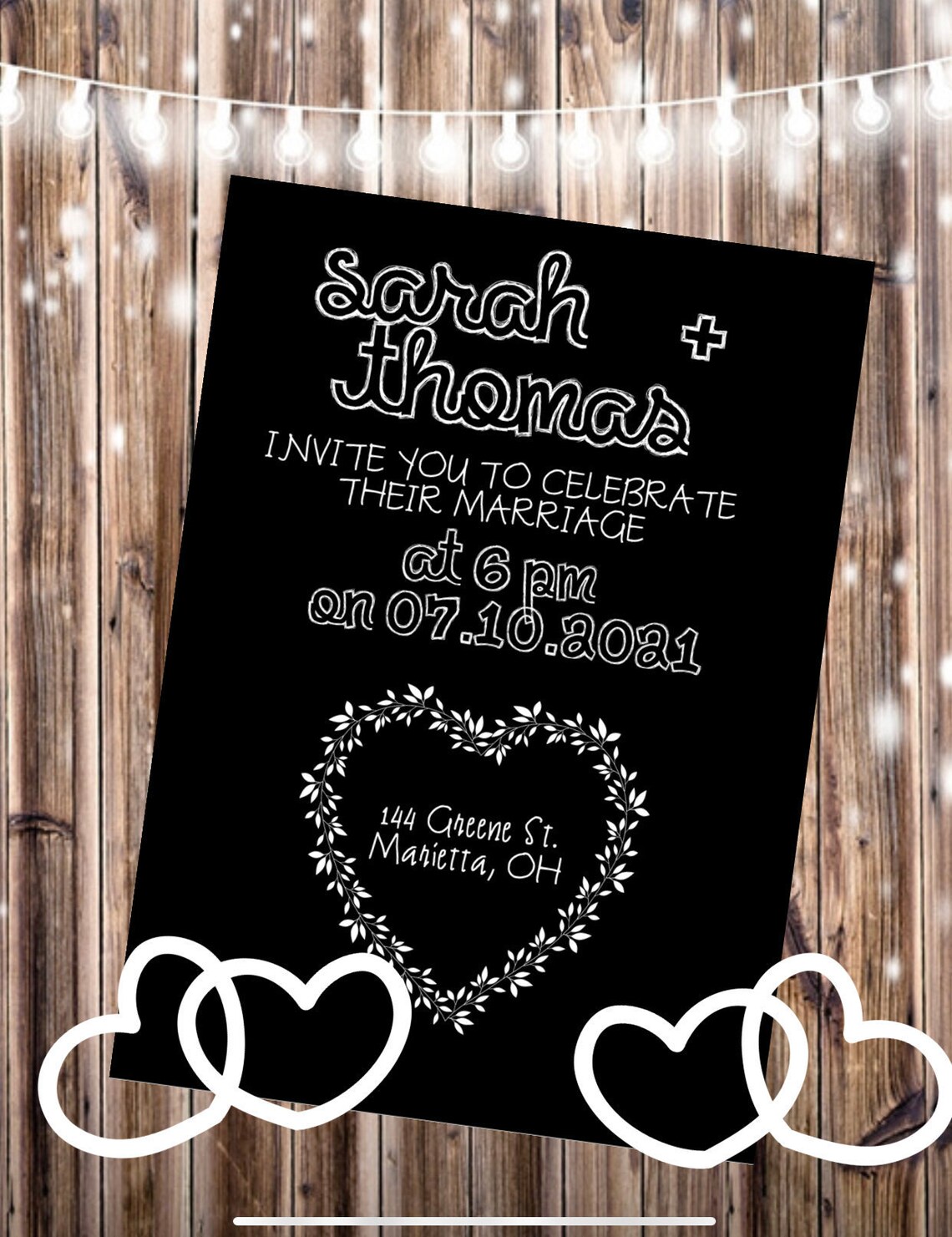 Simple Canva Wedding Invitation Template/Printable | Etsy