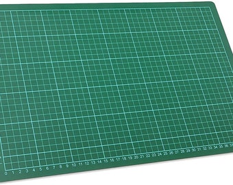 A3 450mm x 300mm Cutting Mat Non-Slip Self Healing Printed Grid Lines Matt Pad