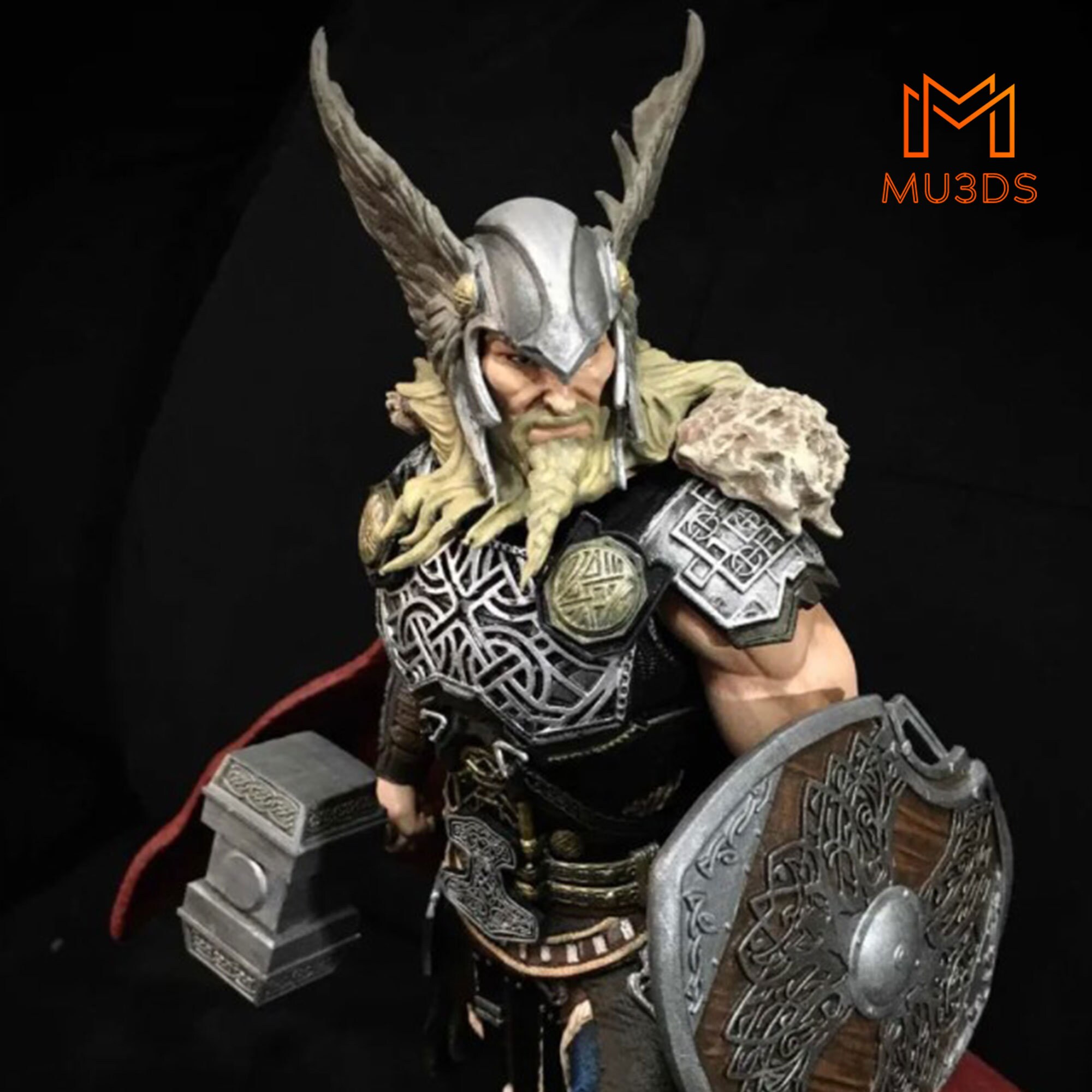 Viking Thor 3d Digital Model STL 3D Model File Different Etsy