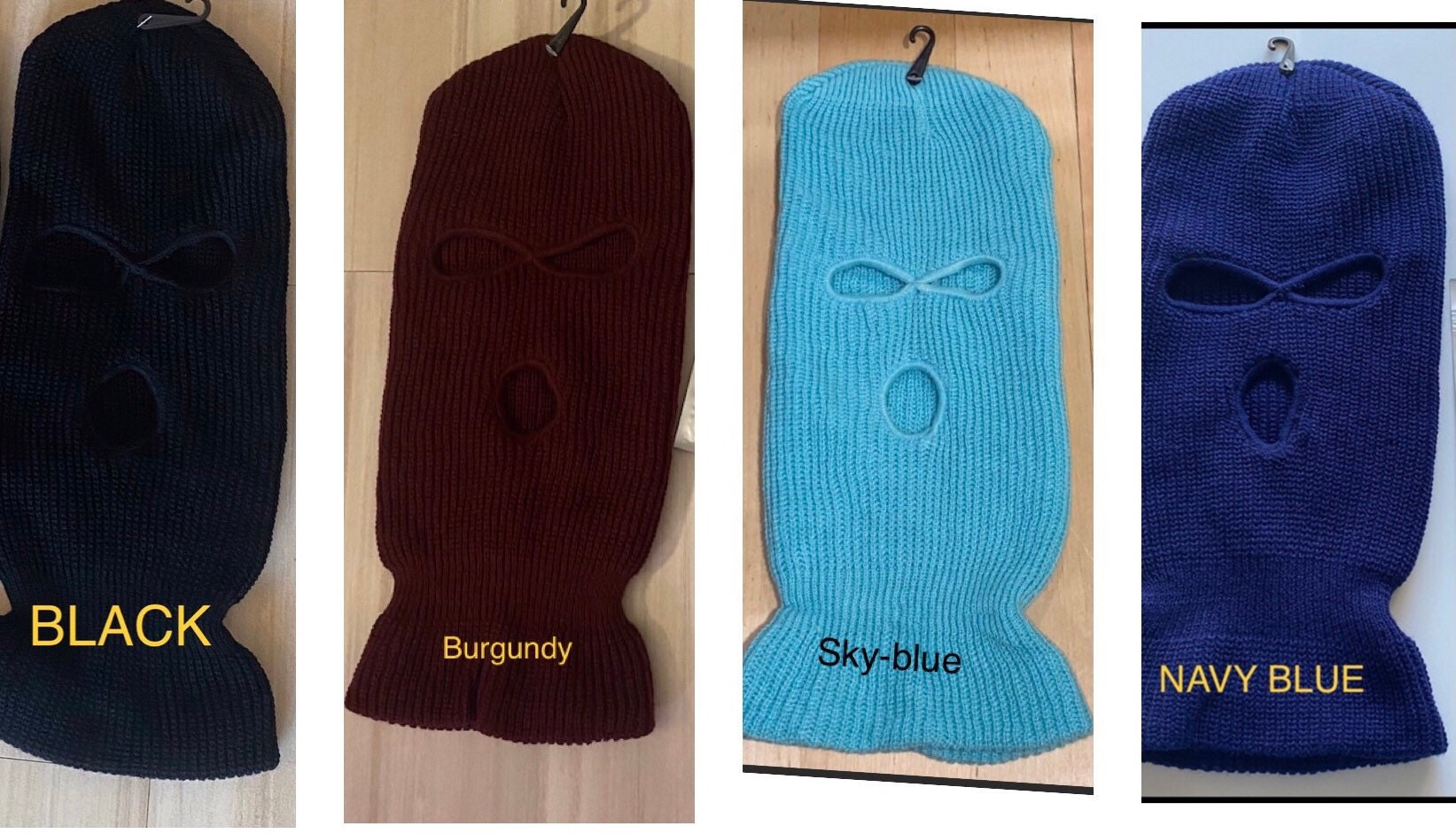 3 Hole Ski Mask/ Balaclava/ Ski Mask/ Red Ski Mask/ Lime Green Etsy UK