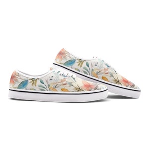 Air Floral - Unisex Canvas Loafer - Canvas Sneakers - Vans - converse
