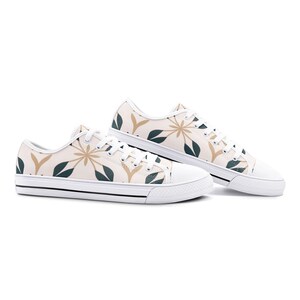 Minimalistisch - Unisex Low Top Canvas-Schuhe - Canvas Sneakers - Vans -Converse