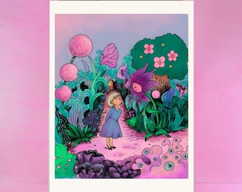 Art Print, 'In the Garden'